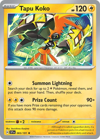 65 Tapu Koko Surging Sparks 2024 65 Tapu Koko Surging Sparks 2024