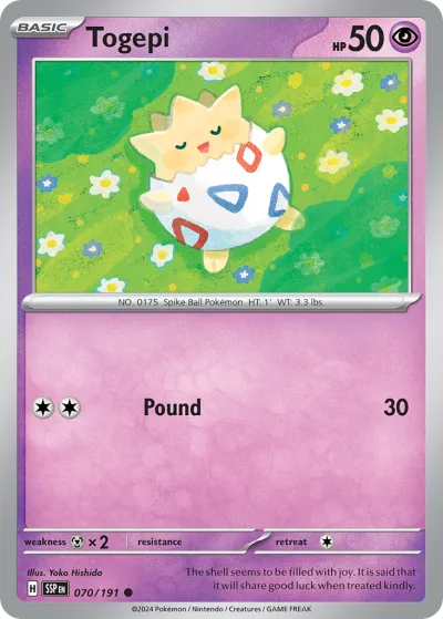 70 Togepi Surging Sparks 2024 70 Togepi Surging Sparks 2024