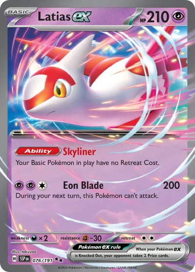 76 Latias ex Surging Sparks 2024 76 Latias ex Surging Sparks 2024