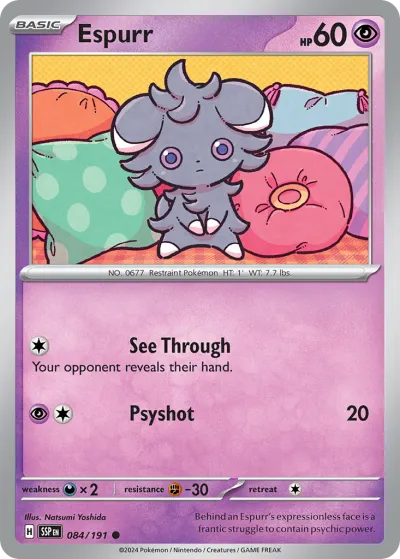84 Espurr Surging Sparks 2024 84 Espurr Surging Sparks 2024