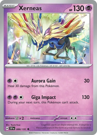 88 Xerneas Surging Sparks 2024 88 Xerneas Surging Sparks 2024