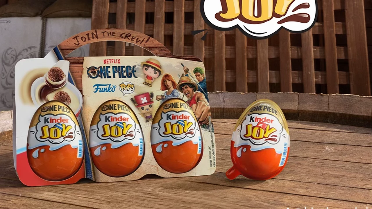 Kinder Joy One Piece x Funko POP! (2026) — обкладинка колекції