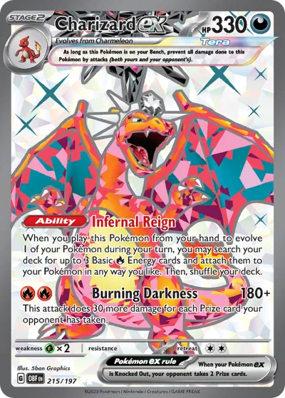 215 Charizard ex Obsidian Flames 2023 215 Charizard ex Obsidian Flames 2023