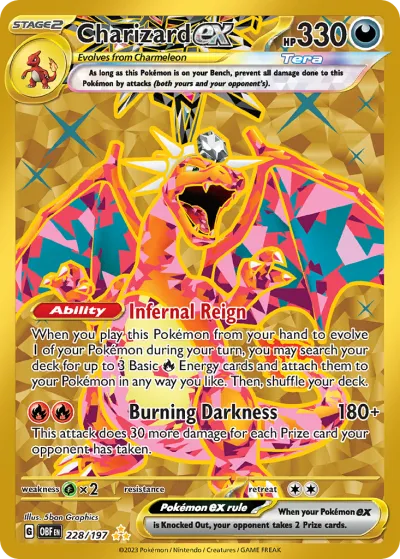 228 Charizard ex Obsidian Flames 2023 228 Charizard ex Obsidian Flames 2023