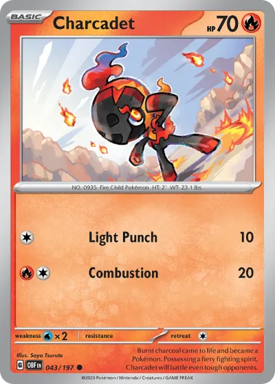 43 Charcadet Obsidian Flames 2023 43 Charcadet Obsidian Flames 2023