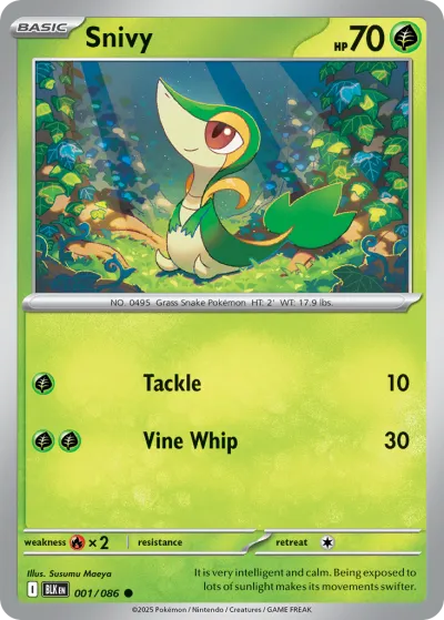 1 Snivy Black Bolt 2025