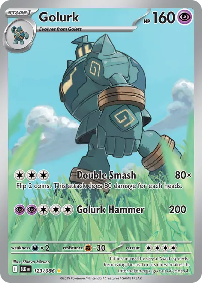 123 Golurk Black Bolt 2025 123 Golurk Black Bolt 2025