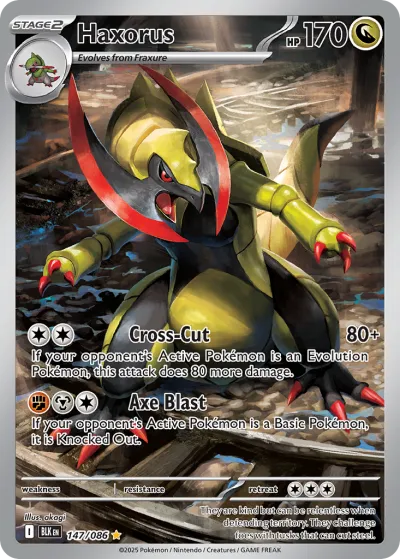 147 Haxorus Black Bolt 2025 147 Haxorus Black Bolt 2025