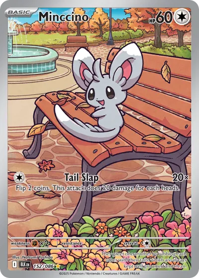 152 Minccino Black Bolt 2025 152 Minccino Black Bolt 2025