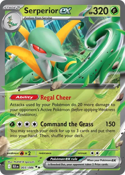 3 Serperior ex Black Bolt 2025