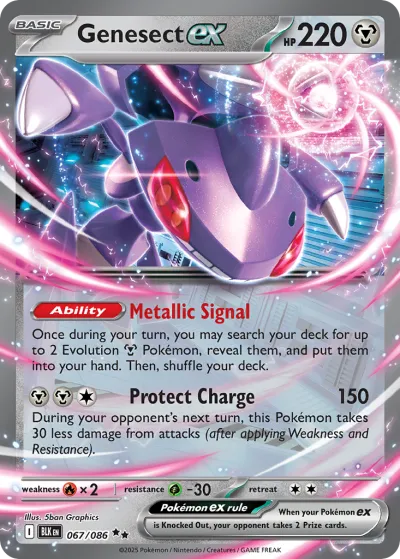 67 Genesect ex Black Bolt 2025 67 Genesect ex Black Bolt 2025