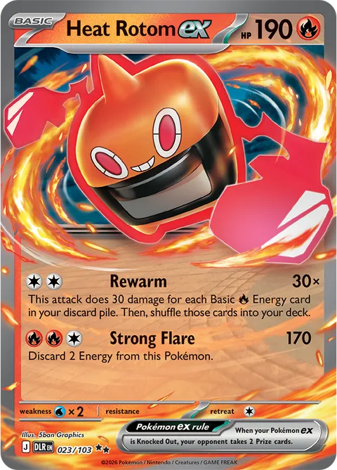 Heat Rotom ex 023/103