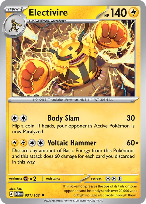 Electivire 031/103