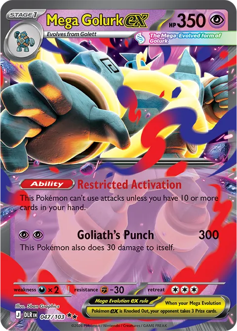 Mega Golurk ex 047/103
