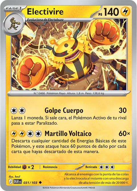 Electivire 031/103