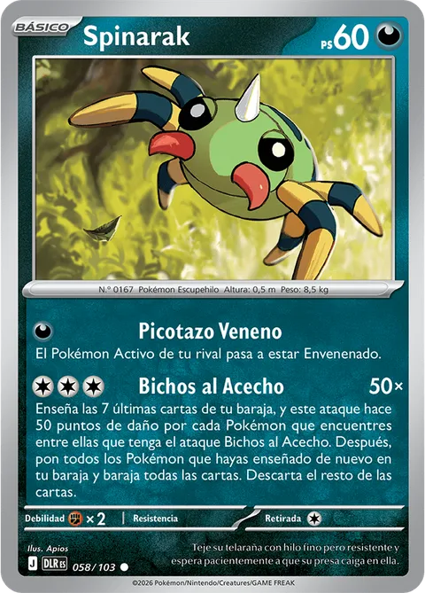 Spinarak 058/103