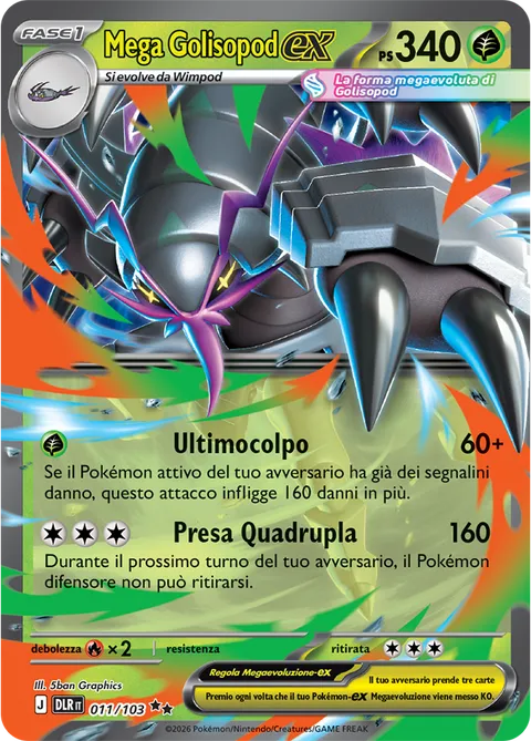 Mega Golisopod-ex 011/103