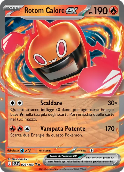 Rotom Calore-ex 023/103