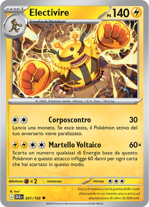 Electivire 031/103