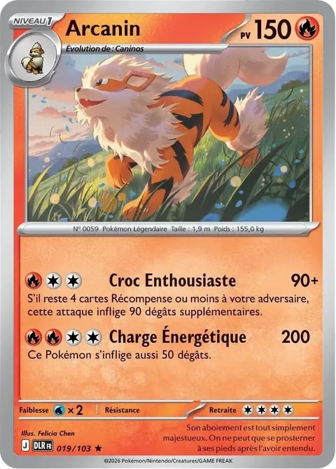 Arcanine 019/103