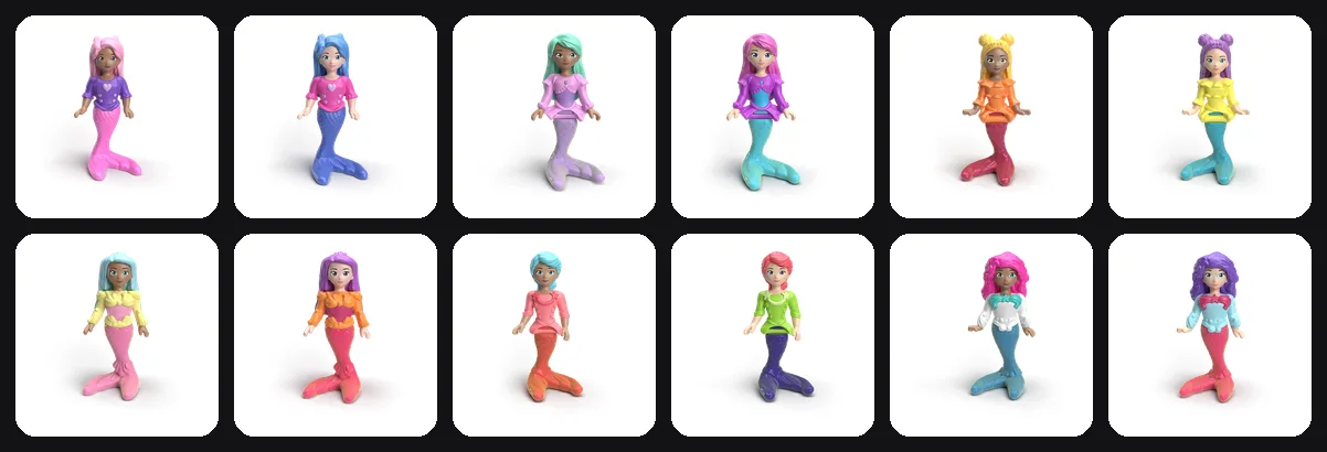 Kinder Meerjungfrauen: die zwölf Meerjungfrauen