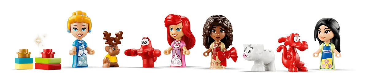 LEGO Disney Princess Адвент-календар 2026 (43298) — усі вісім персонажів