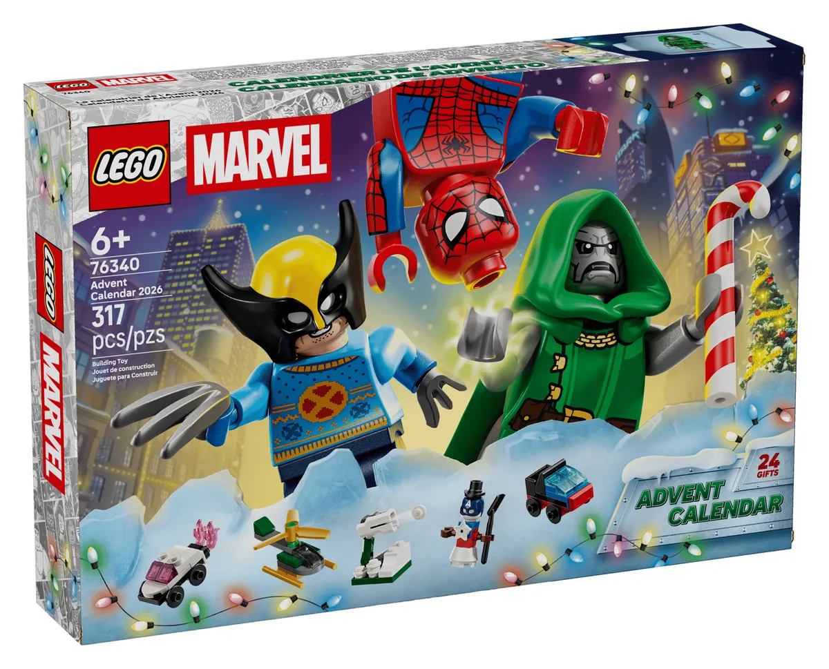 LEGO Marvel Адвент-календар 2026 (76340) — коробка