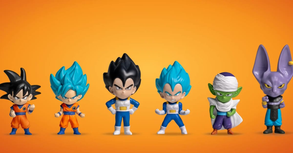 Burger King Dragon Ball toys: all 6 figures, names and dates