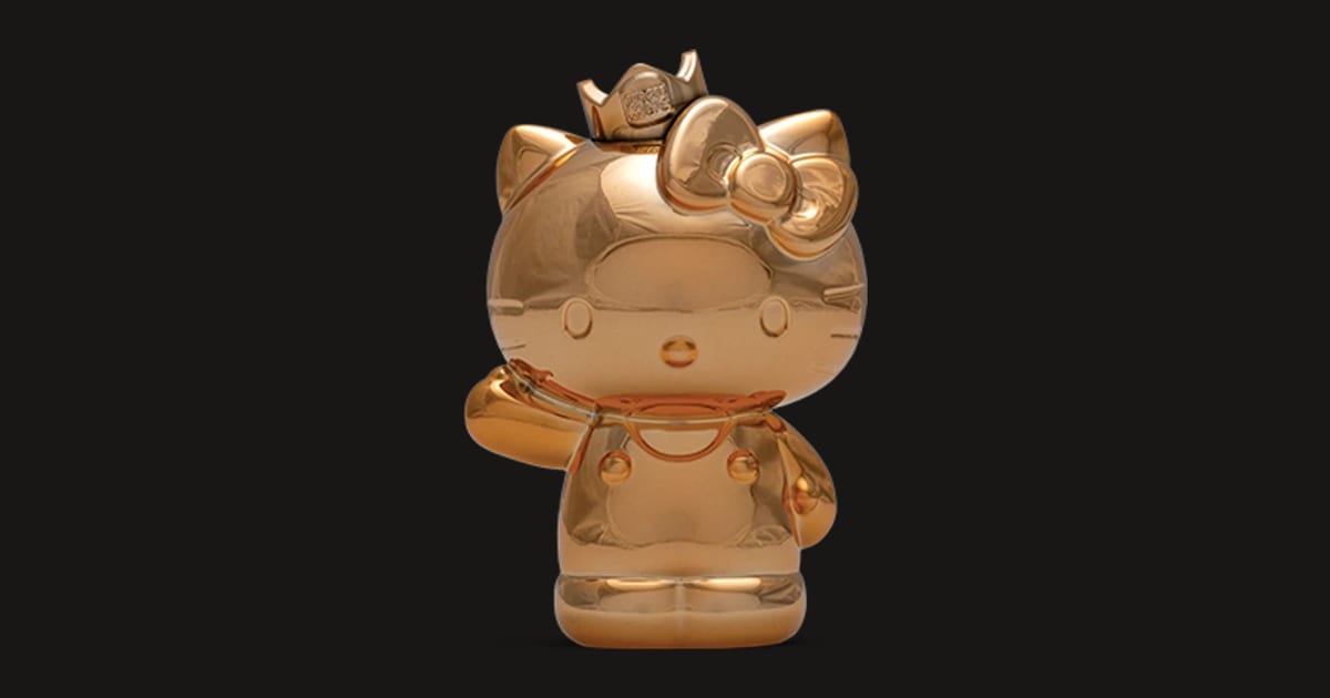Hello Kottu Іграшка «Золота Hello Kitty» — характеристики та обмін | ColleX