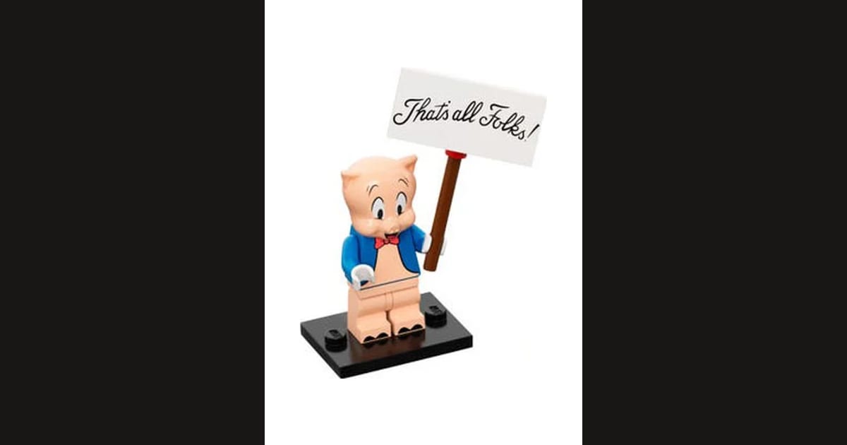Minifigure Porky Pig 71030-12 — details and checklist | ColleX